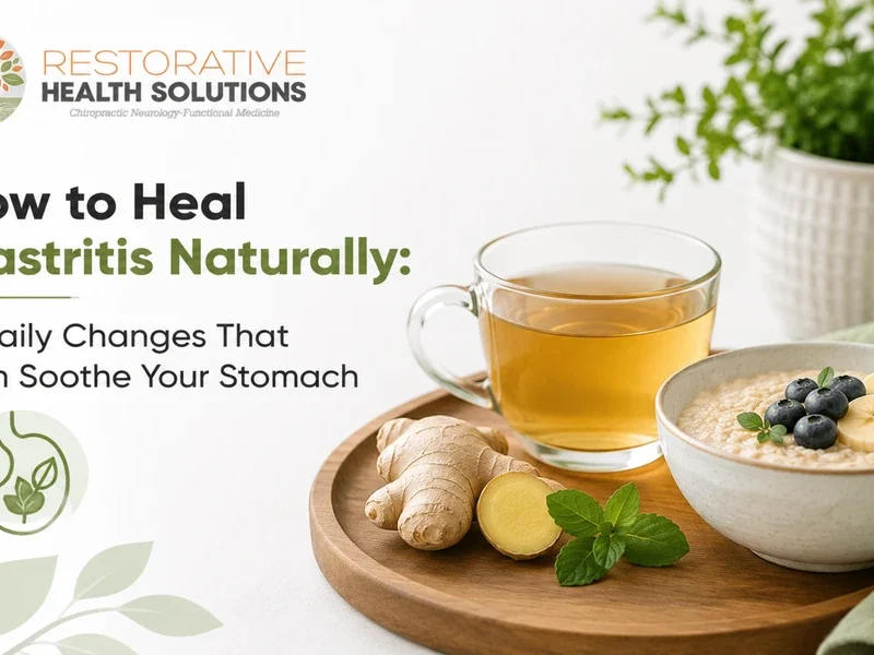How to Heal Gastritis Naturally: 6 Daily Changes That Can Soothe Your Stomach